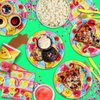 Two-ti Fruity 2nd Birthday Party Supplies Set Plates Napkins Cups Tableware Kit for 16