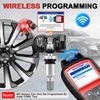 Autel TPMS Sensor Universal 1 Sensor with Dual Frequency (315MHz + 433MHz), Tire Pressure Monitoring Sensor Replacement for 99% Vehicles, Programmable by Autel TPMS Tool (Metal Valve)