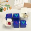 XAGLVV 25 PCS Dark Blue paper Gift Boxes， 3x3x3 inch Gift Box with Lids，Gift Wrapping Box Party Favor Box Goodies Treat Boxes Candy Box, for Wedding Birthday Party Christmas