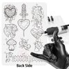 TgoBeauty White/Pink Tiny Tattoo Deluxe Practice Skins Silicone Double Sided Design Fine Line Tattoo Practice Pad for Male and Female (Type D-White Pad-1pc)