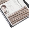Bodermincer Brown Eyelash Extension 20D Cluster Soft Faux Mink False Eyelashes Natural Soft Natural Individual Eyelashes (10mm, Brown)