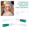 EXCEART Nasal Cannula 2Pcs Silicone Oxygen Nasal Cannulas Home Absorption Tubes