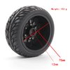 GoolRC RC Car Tires 4pcs Replacements for 12MM 14MM 17MM ARRMA Replacmenet for TRX HSP Tamiya HPI Off-Road Vehicle Short Truck RC Car Wheels RC Car Tires B