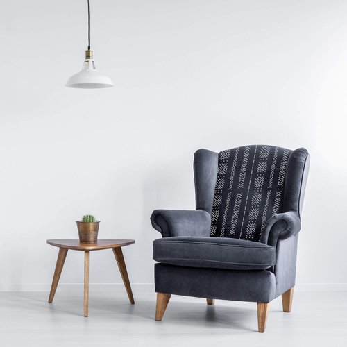 NAKLEO Painting Stencil for Crafts A5 5.9” x 8.3”, Mudcloth African Boho Pattern, Reusable Plastic DIY & Scrapbooking Drawing Template, Decoupage Art Home Decor, Wall Wood Fabric Furniture