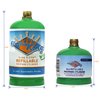 Flame King FK-0.5LB-2 (1/2LB) Refillable Empty Propane Cylinder Tank for Small Propane Lamps, Lanterns and Camp Stoves (2-pack)