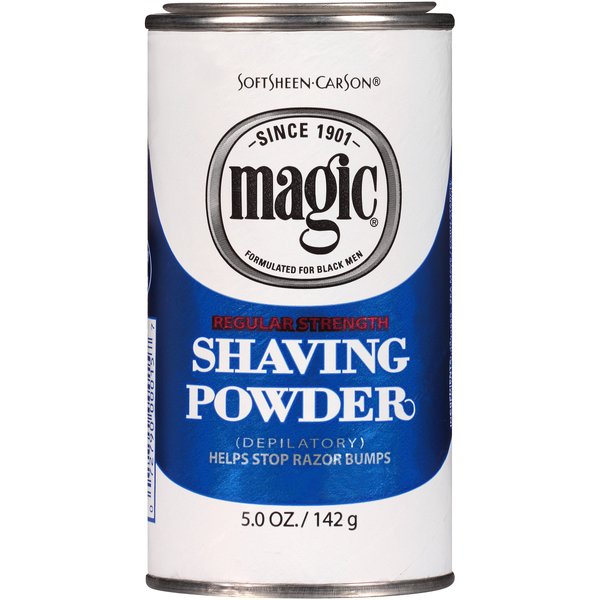U/S Magic Shave Pwd Blue# Size 5oz Beauty Enterprises Magic Regular Strength Shaving Powder Blue #15 5oz
