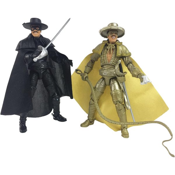 Boss Fight Studio Hero H.A.C.K.S. Zorro, The Gay Blade Collector’s Edition Hero Action Figures – Highly Articulated Collectible Figurines Each Including, Hat, Cape, Sword, Whip, and Stand – 1:18