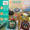 5 Stamped Cross Stitch Kits for Kids.Needlepoint Kits for Beginners. Embroidery Kit for Kids,Girls Cross Stitch kit (Dogs)