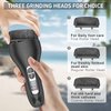Electric Callus Remover for Feet,Rechargeable Electronic Foot File Pedicure Tools,Professional Waterproof Foot Scrubber File,Portable Pedi Feet Care for Cracked Heels &Dead Skin with LCD Display