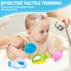 Bath Toys for Kids Ages 3+, Kids Bathtub Toys Water Toys Swimming Pool Toys, Kids Small Watering Can Bath Toys with 2 Bathing Spoons, 3 Pack Shower Toys for Kids Bath Time Fun (Green)