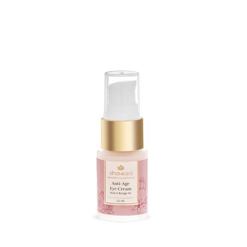 Shankara Anti-age Eye Cream for Women and Men with Roses, Cucumber, Eye Bright, Hazelnut, and Jojoba oil – Perfect Hydrating Eye Cream for Reducing Wrinkles and Dark Circles. (15ml/1 bottle)