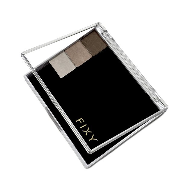 FIXY Empty Magnetic Makeup Organizer with Clear Top - Organize, Depot & Declutter Makeup - Customize Your Palette - Travel and Eyeshadow Makeup Organizer - 4.8” x 4.0" Extra Small Case