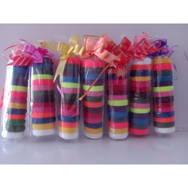 Generic 98 Pcs Baby Hair Ties, Cotton Toddler Hair Ties for Girls and Kids, Multicolor Small Seamless Hair Bands Elastic Ponytail Holders(13 Colors)