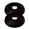 Westbrass R128-2-62 1/2" (5/8" OD) Sure Grip Low Pattern Flange for Copper Pipe (2-Pack), 1-Pack, Matte Black