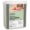 ForPro Professional Collection Premium Microfiber 3-Piece Massage Sheet Set, Sage, Ultra-Light, Stain, and Wrinkle-Resistant Includes Massage Flat and Fitted Sheet and Massage Face Rest Cover