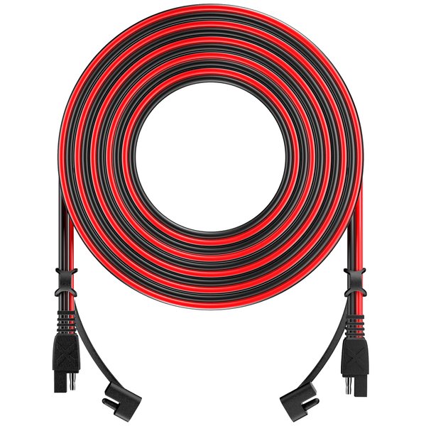 SOLPERK 25Feet 16AWG SAE to SAE Extension Cable, SAE Plug Adapter for Solar Panel Automotive RV Motorcycle Tractor