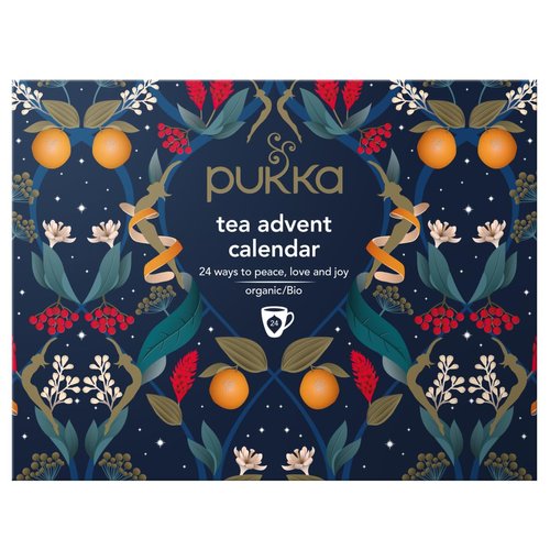 Pukka Tea Gift, Organic Tea Advent Calendar 2023, 24 Tea Bags
