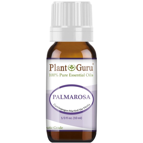 Palmarosa Essential Oil 10 ml 100% Pure Undiluted Therapeutic Grade.