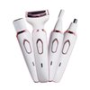 Electric Razor for Women,Hair Trimmer for Face Nose Eyebrow Beard Mustache Arm Leg Armpit Bikini,Painless Rechargeable Portable 4 in 1 Womens Body Shavers Set