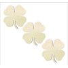 DIY 6 inch 4 Leaf clover cutout, four leaf clover shape, St. Patrick's day craft wood cutout unfinished sanded