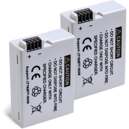 BM Premium 2-Pack of LP-E8 Batteries for Canon EOS Rebel T2i, T3i, T4i, T5i, EOS 550D, EOS 600D, EOS 650D, EOS 700D DSLR Digital Camera