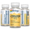 Solaray L-Theanine - 45 VegCaps - 200 mg + 100 mg Green Tea Leaf