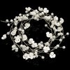 Wedding Hair Accessories, Zipetatah Bridal Headpieces for Wedding, Length 1M, Pearl Bridal Headpiece, Little Flower Bridal Hair Chain Headdress, Long Hair Band Coiling Headdress, Suitable for Weddings