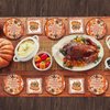 Thanksgiving Party Decorations，Happy Thanksgiving Plates and Cups Napkins,Thanksgiving Party Decorations supplies, Happy Thanksgiving Banner Decorations party supplies (happy thanksgiving Plates Cups)