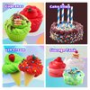 Mini Ice Cream Cake Butter Slime Kit, Stress Relief Toys, Party Favors for Kids, for Girls Boys 6 7 8 9 10 11 12