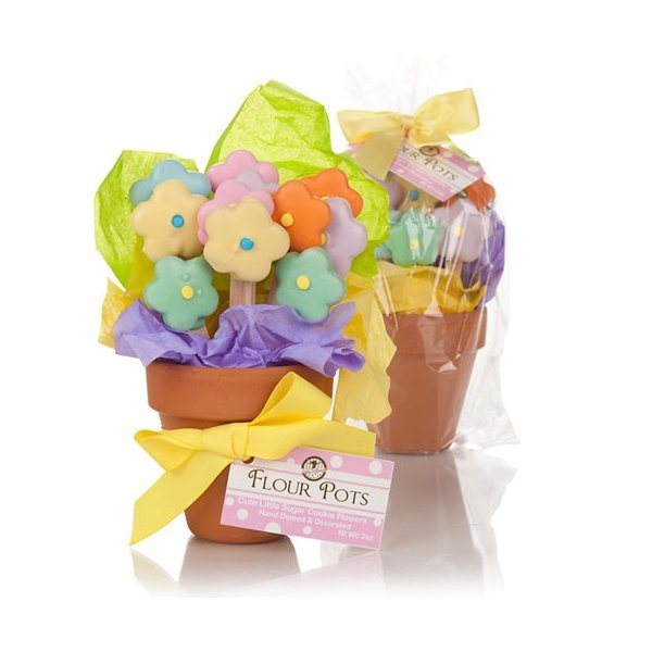 Mother's Day Cookie Bouquets (Flower Pot, Set of 12)