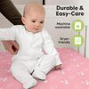 2-Pack Organic Crib Sheets for Boys, Girls - Jersey Fitted Crib Sheet, Baby Crib Sheets Neutral, Crib Mattress Sheet, Cotton Crib Sheets, Breathable Crib Sheet, Baby Mattress Sheets (Dreamland)