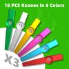 36 Pieces Operation Christmas Gifts Include 18 Pcs Harmonica Bulk Toy & 18 Pcs Multicolor Metal Kazoos Bulk for Kis Charity Party Favors Goodie Bags Stuffers Supplies Gift Bag Fillers