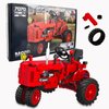 TOMAZON 302Pcs Building Blocks Toy Set Classic Farm Tractor Models for Kids, Construction Engineering Kit for Boys & Girls Ages 8-12 Years Old (Farm Tractor)