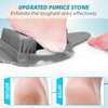 BESKAR Shower Foot Scrubber with Pumice Stone, Foot Clean, Smooth, Exfoliate & Massager Without Bending in The Shower or Bathtub, Foot Dead Skin & Callus Remover- Upgraded Non Slip with Suction Cups