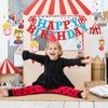 Carnival Birthday Party Decorations, Circus Theme Party Decorations, Carnival Birthday Banner, Carnival Hanging Swirls, Circus Decorations, Carnival Birthday Party Supplies
