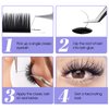 Eyelash Extensions D Curl Classic Lash Extensions .10 .15 .20 .25mm Individual Lashes Mixed Length 8-14mm/14-20mm/20-25mm Eyelash Extension Lashes (0.15-D, Mixed 14-20mm)