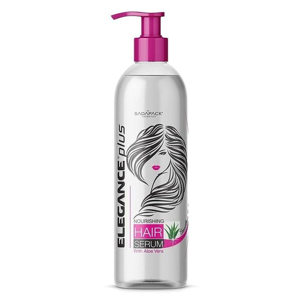 Elegance Plus Hair Serum, 10.1 Oz, Aloe Vera Based, Hair Serum that Nourishes and Softens your Hair, Long Lasting Shine