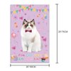 T-Antrix Pin The Hat on The Cat Party Games -Cat Themed Birthday Games for Girls with 21'' x 28'' Poster, Resuable Hats Stickers Carnival Party Supplies Kids Birthday Party Favor Sets