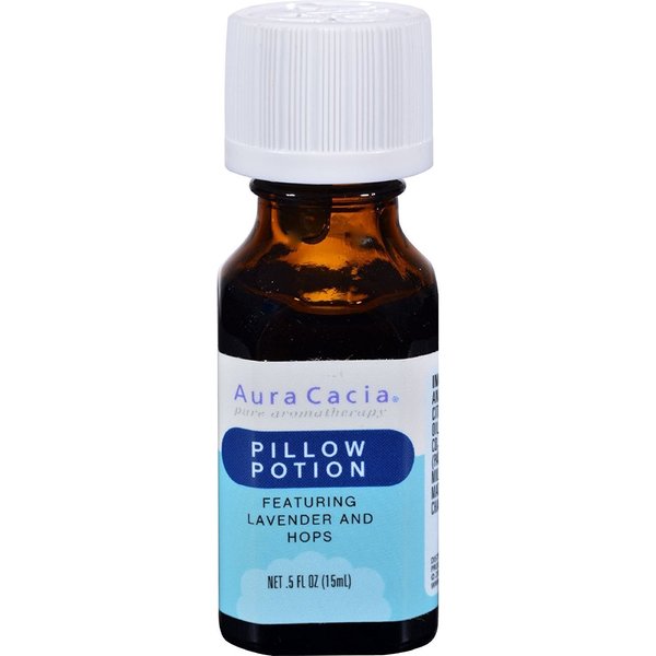 Aura Cacia Essential Solutions Pillow Potion Essential Oil, 0.5 Ounce - 3 per case.