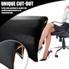 Stretchy Lash Bed Cover for Lash Extension Bed, Protective Spa Treatment Sheet Set for Lash Bed Topper or Massage Bed (Black)