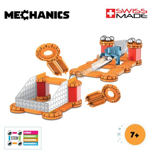 Geomag Magnetic Toys Magnets for Kids Mechanics Goal Challenge Educational Board Game & Building Set Swiss-Made Age 7+ 96 Piece, Multicolor (769)