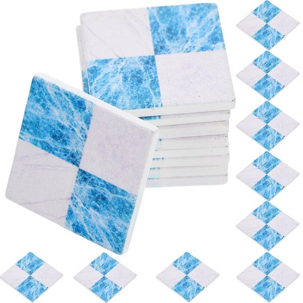 DOITOOL Miniature Dollhouse Flooring Mini Dollhouse Accessories, 27PCS Dollhouse Floor Sheet Wood Dollhouse Flooring Decorations, Doll House Furniture Accessories