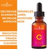 (2-PACK) Vitamin C Serum with Hyaluronic Acid for Face and Eyes - Natural Anti Aging Eye Serum - Facial Serum Fades Age Spots and Sun Damage - By New Age