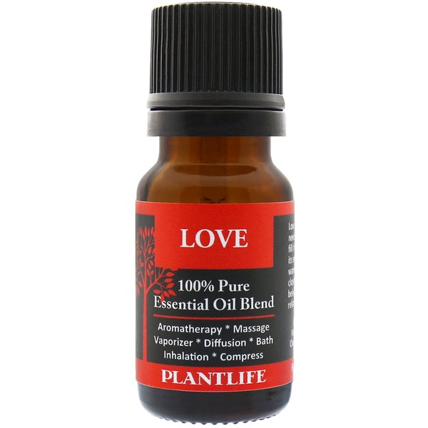 Plantlife Love Aromatherapy Essential Oil Blend - Straight from The Plant 100% Pure Therapeutic Grade - No Additives or Fillers - Made in California 10 ml