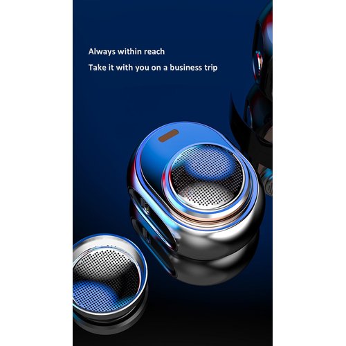 Mini Shave Portable Electric Shaver，Electric Razor for Men，Pocket Size Portable Shaver -Wet and Dry Mens Razor USB Rechargeable Shaver Charging Easy ，One-Button Use