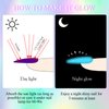 MTSSII Glow in the Dark Gel Nail Polish 6 Colors Luminous Jelly Gel Polish Set Fluorescent Bright Pink White Blue Purple Glow Effect Soak Off UV Nail Polish Kit Christmas Halloween Gifts for Women