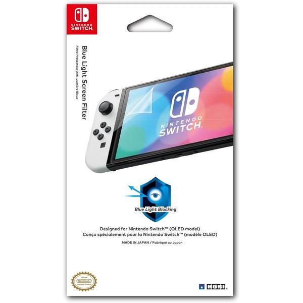 HORI Screen Protective Filter (OLED Model) - Officially Licensed - Nintendo Switch