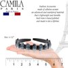 Camila Paris MP854 French Headband for Women, Strong Hold Grip Women's Hair Band, Very Flexible, No Slip and Durable Styling Girls Hair Accessories, Made in France with Cellulose