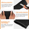 Neer 4 Pair Protective Arm Sleeves for Thin Skin Anti-Cut Burn Resistant Cover Forearm Sleeve for Cooking Construction(Black, 7.9 Inch)