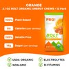 PROBAR - Bolt Organic Energy Chews, Orange, Non-GMO, Gluten-Free, USDA Certified Organic, Healthy, Natural Energy, Fast Fuel Gummies with Vitamins B & C, 2.1 Ounce (Pack of 12)